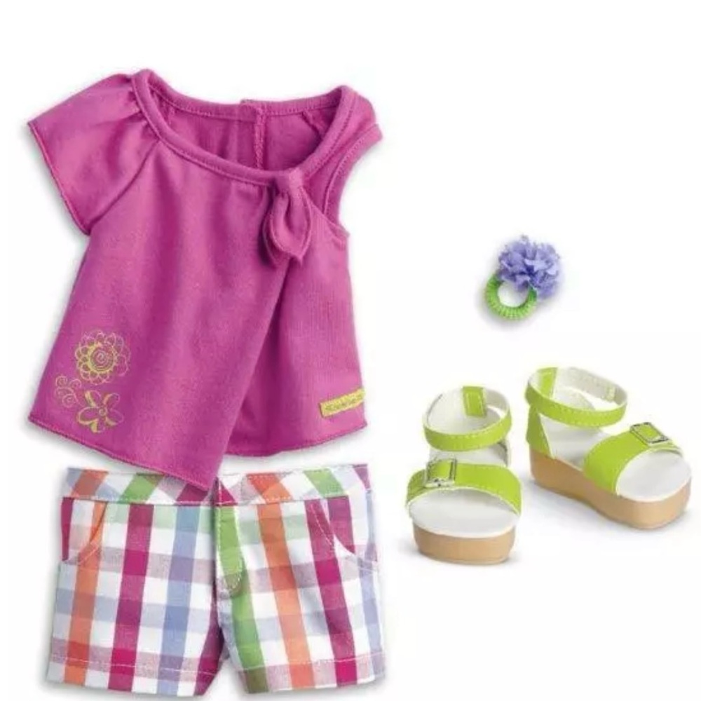 American Girl Truly me Sunshine Garden Outfit With Accessories Retired NIB